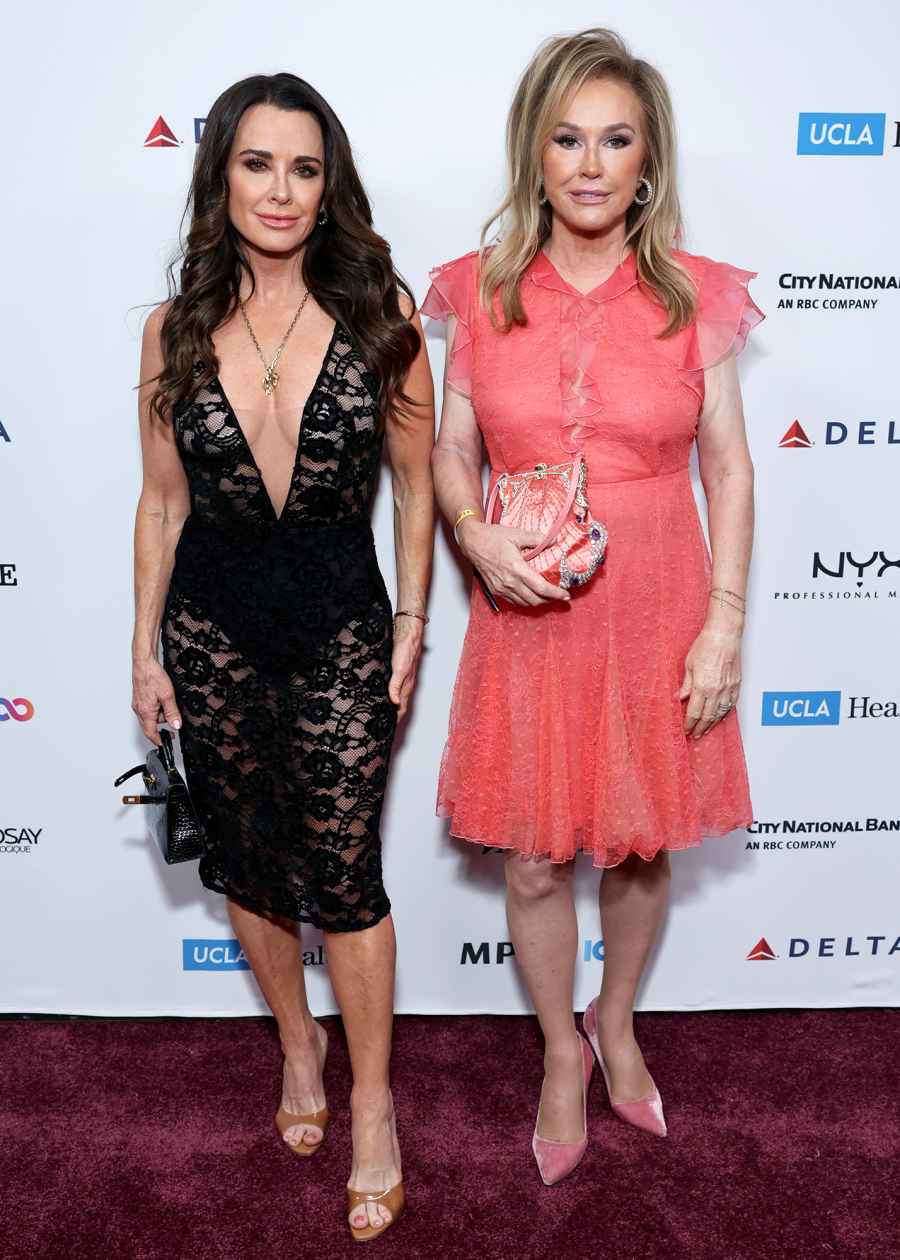 Kyle Richards and Kathy Hilton Pose on Red Carpet Together