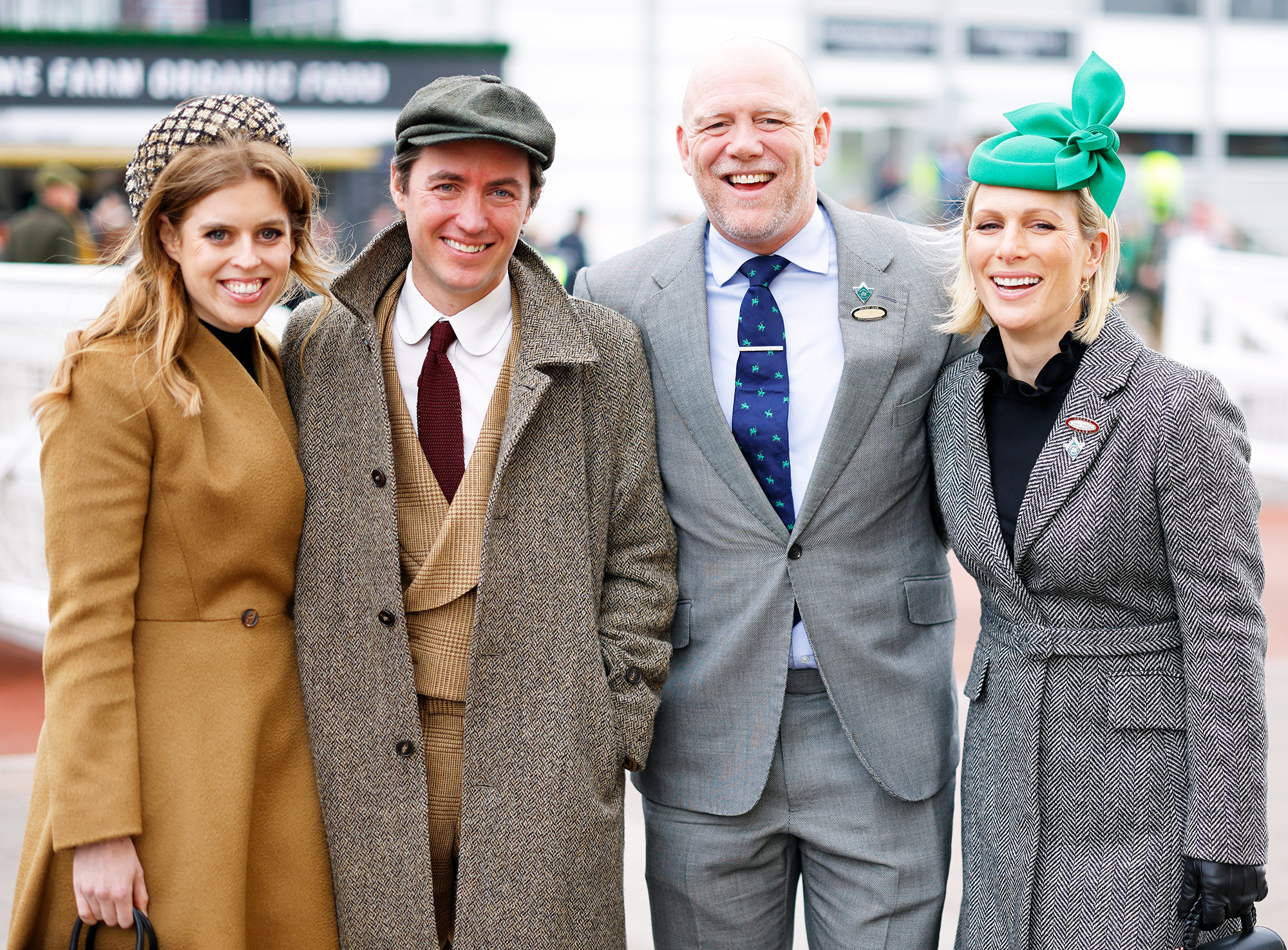 Princess Beatrice and Edoardo Mapelli Mozzi Attend Cheltenham