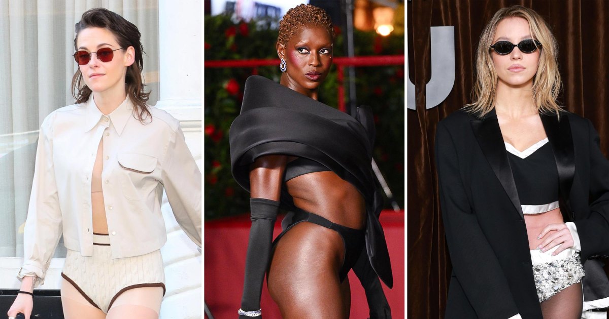 Celebs Are Now Wearing Sheer Tights As Pants Now-They Show EVERYTHING
