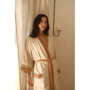 Qeils Womens Fleece Robe Soft Terry Cloth Bathrobe Warm Fuzzy Robes for  Women