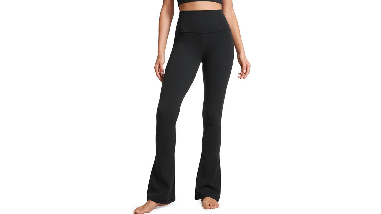 YUHAOTIN Flare Yoga Pants Short Length Women'S Casual Baseball Print  Leggings Tights Elastic Waist Casual Pants Sweatpants Flare Yoga Pants  Short