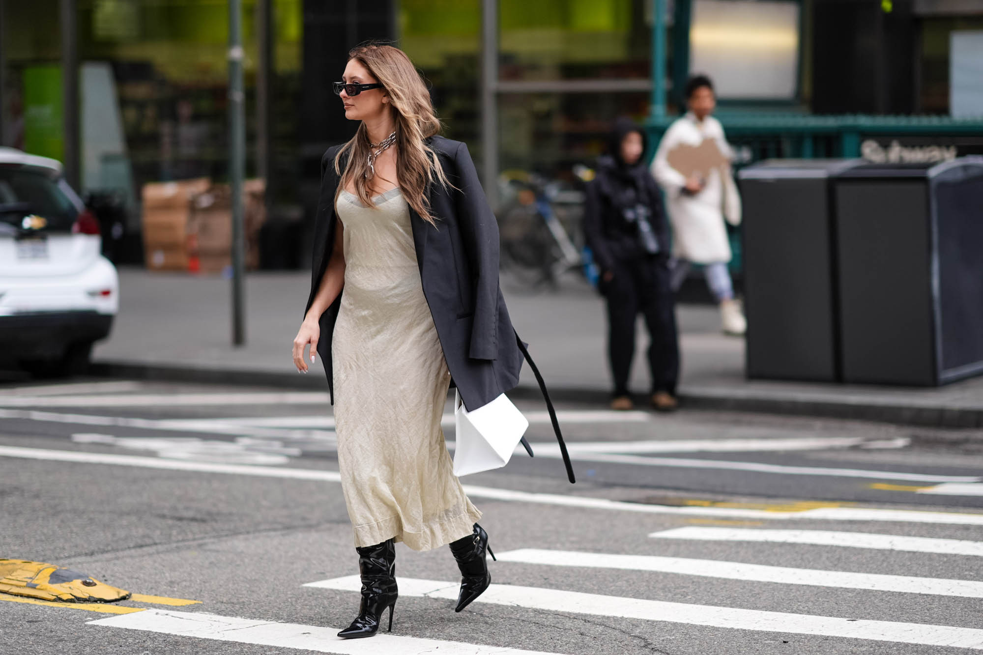 8 transitional dresses to wear with boots and tights in autumn