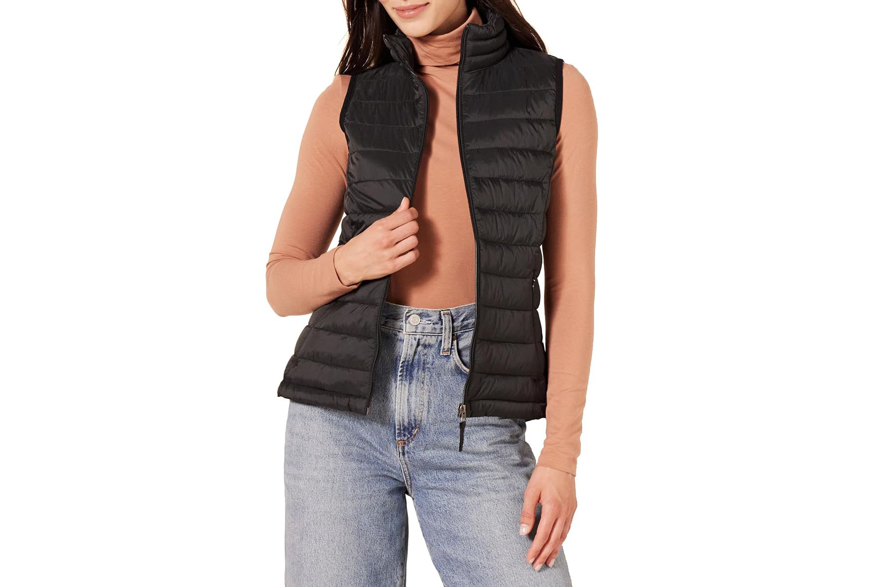 Foil 'So Long John' Wasabi Puffer Vest – Cranberry Collective Boutique