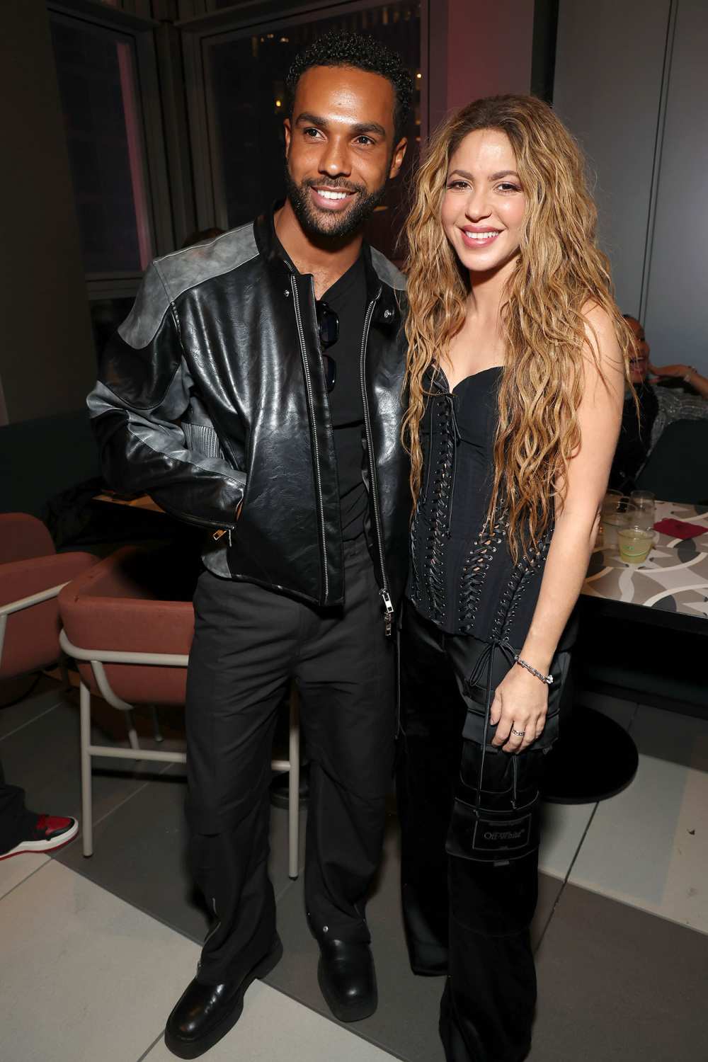 Lucien Laviscount and Shakira: 