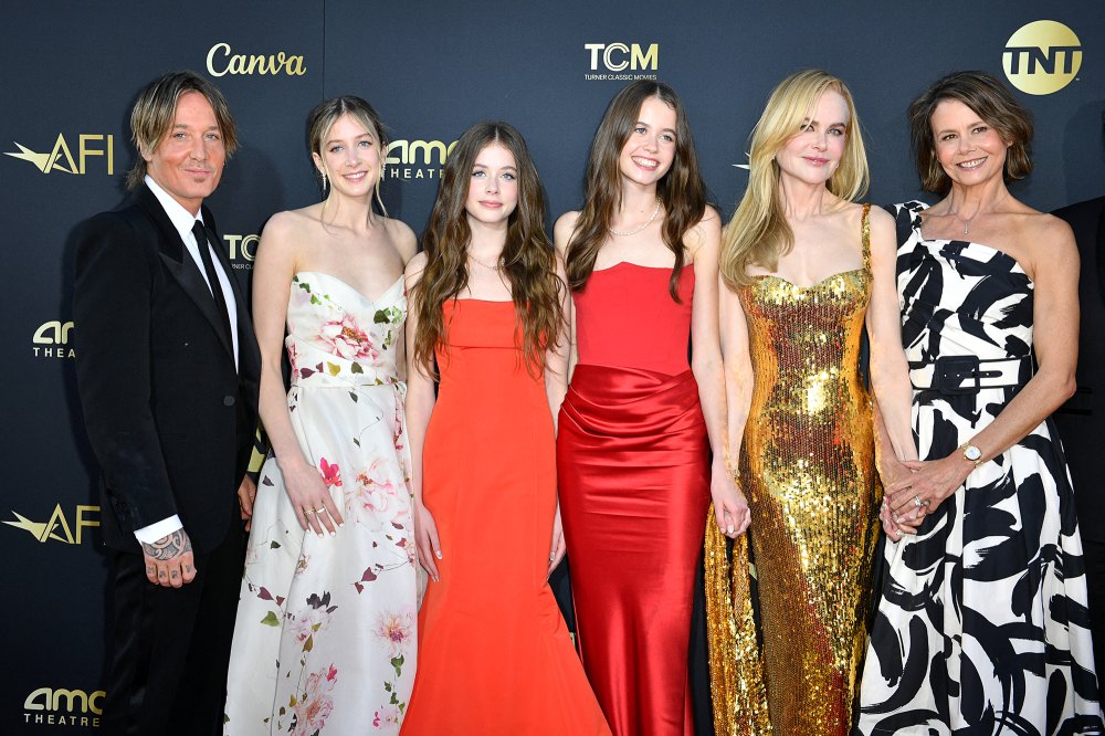 Nicole Kidman, Keith Urban’s Daughters Attend AFI Lifetime Achievement