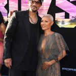 Will Smith Poses With Wife Jada Pinkett Smith at Bad Boys Premiere