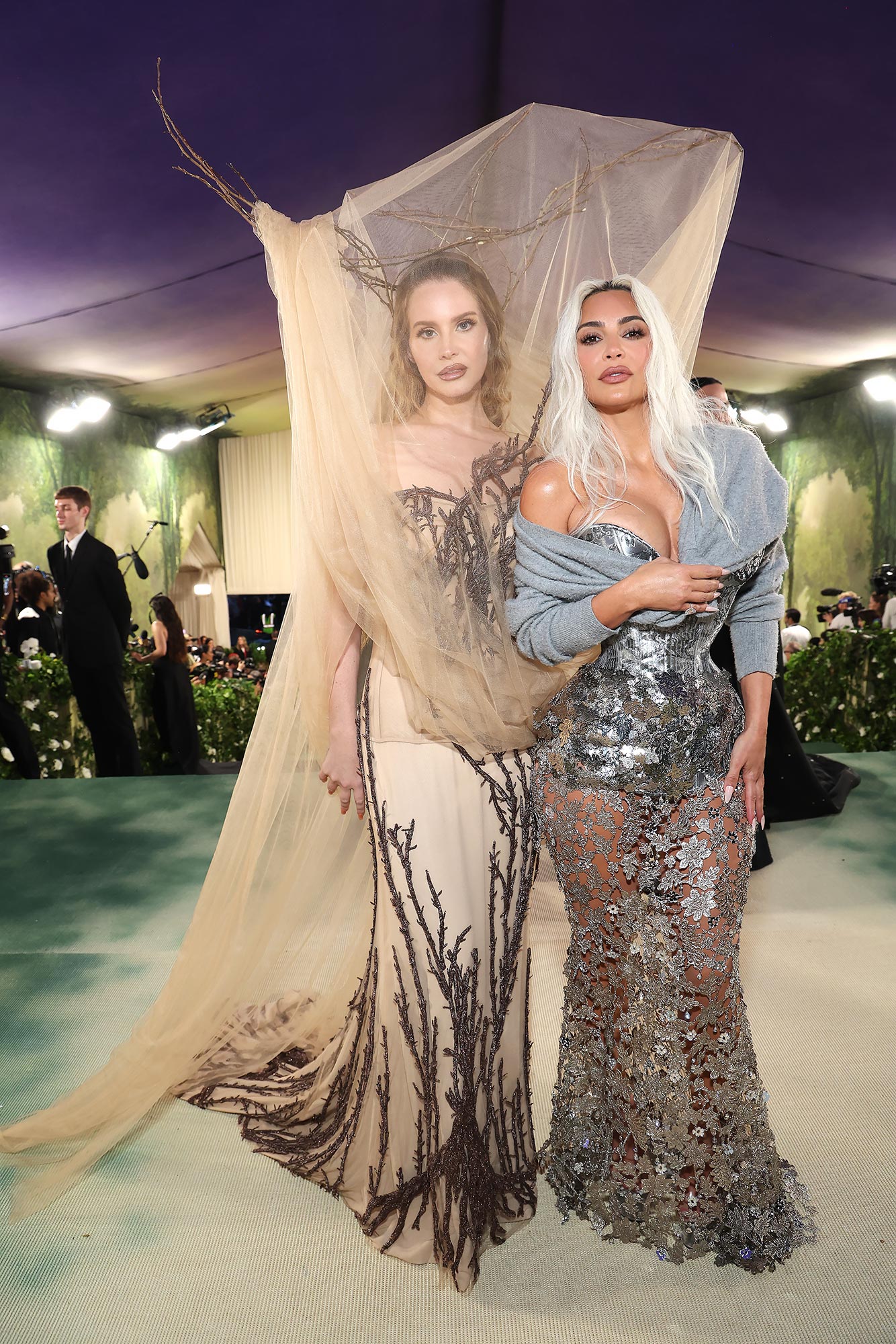 Kim Kardashian and Lana Del Rey Make a Stylish Appearance at the 2024