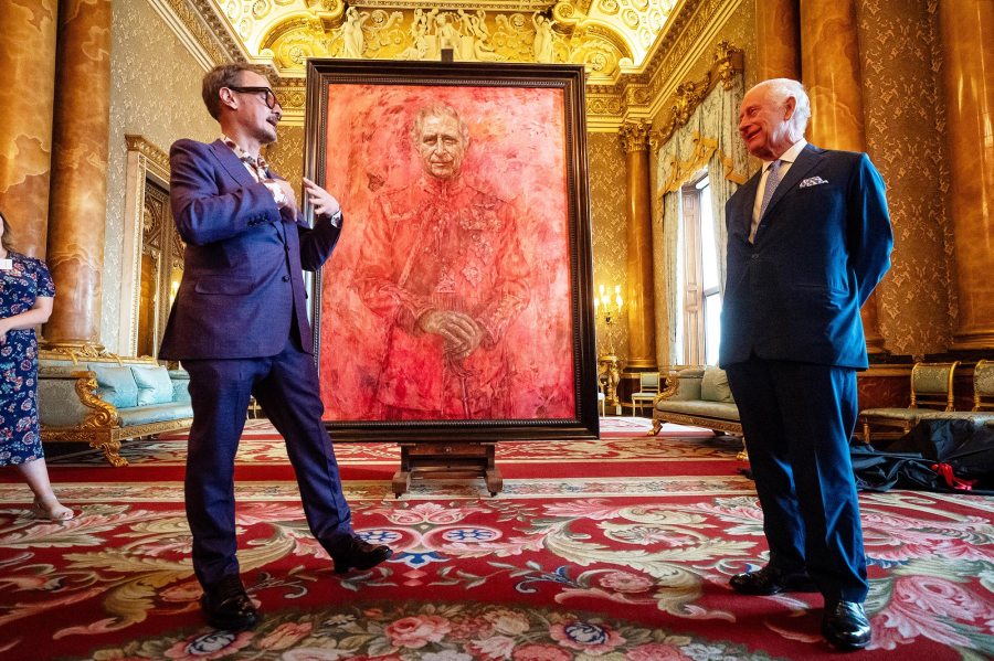 King Charles Artist Explains Why He Chose Red in New Portrait