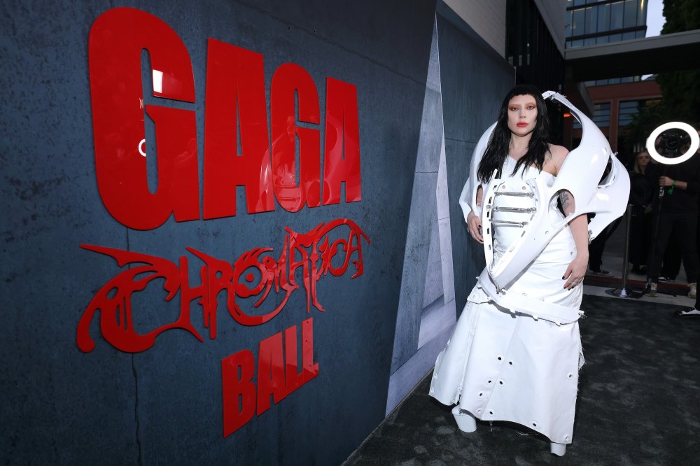 Lady Gaga Wore ‘Car Part’ Dress at ‘Chromatica Ball’ Movie Premiere