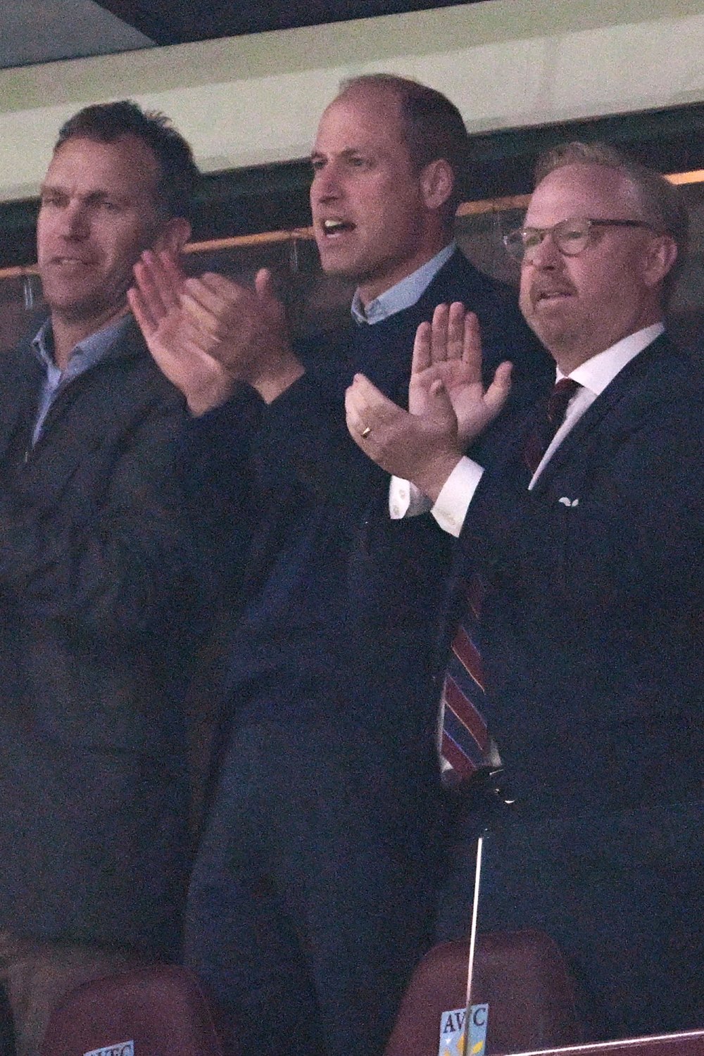 Prince William Cheers on Aston Villa Soccer Team During Solo Public Outing