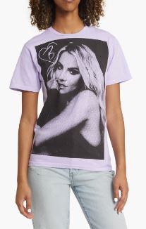 Philcos Britney Spears Heart Graphic T-Shirt