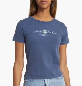 Santa Barbara Tennis Association Cotton Graphic Baby Tee 