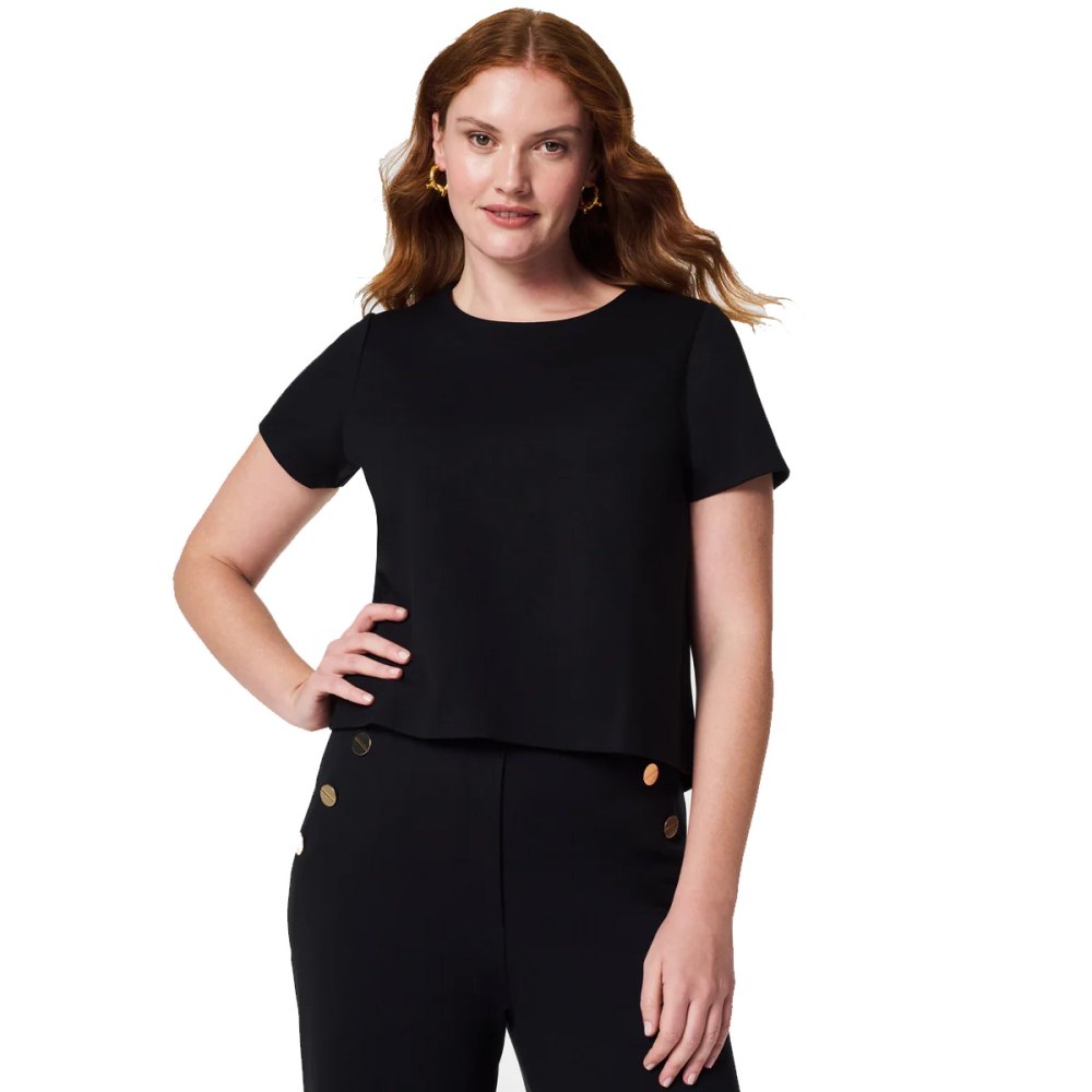 The Perfect Pleated Back Top Spanx