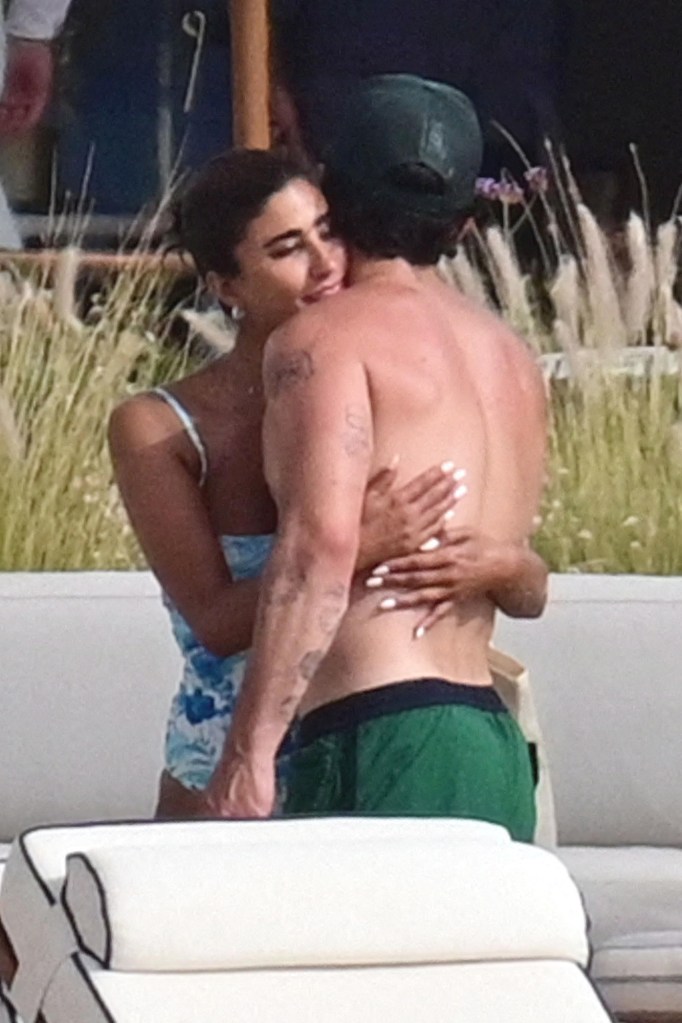 Joe Jonas Hugs Actress Laila Abdallah on Beach Date in Greece After Stormi Bree Split