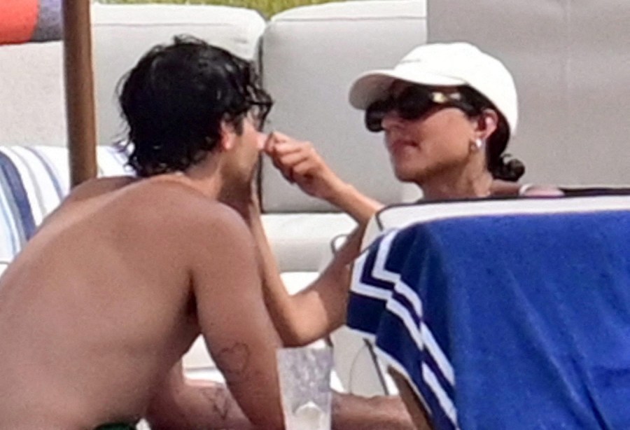 Joe Jonas Hugs Actress Laila Abdallah on Beach Date in Greece After Stormi Bree Split