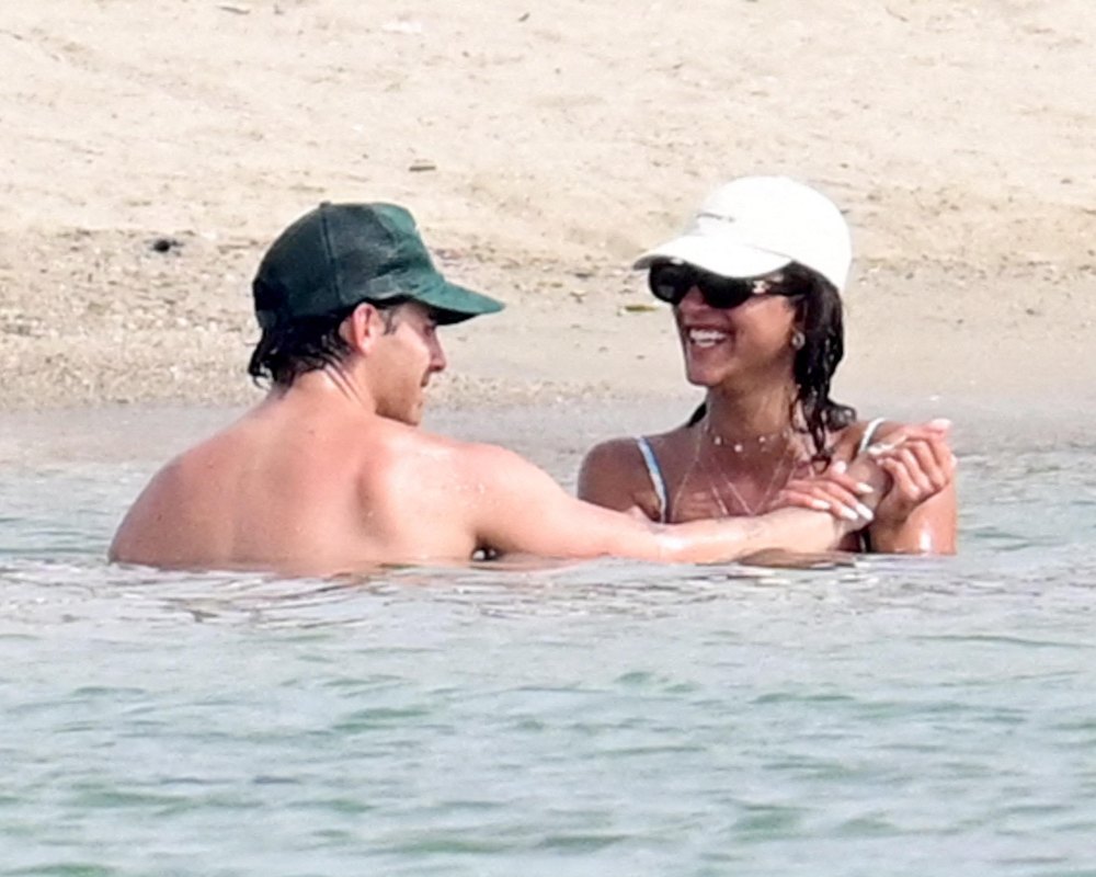 Joe Jonas Hugs Actress Laila Abdallah on Beach Date in Greece After Stormi Bree Split