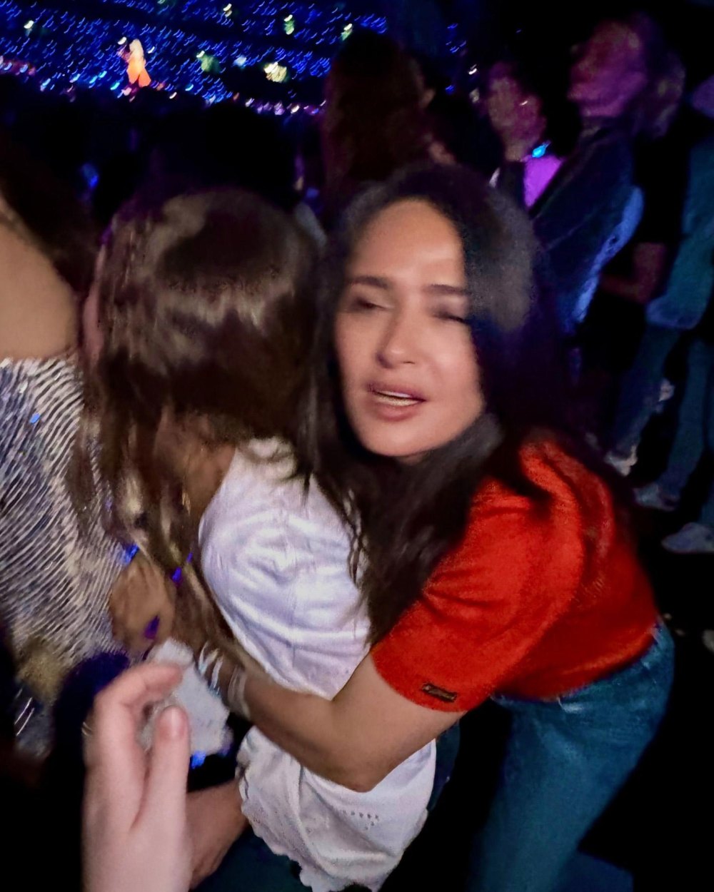 Salma Hayek Has The Best Day With Daughter Valentina at Taylor Swifts Eras Tour Show in London