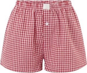 gingham boxer shorts