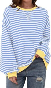 striped sweatshirt