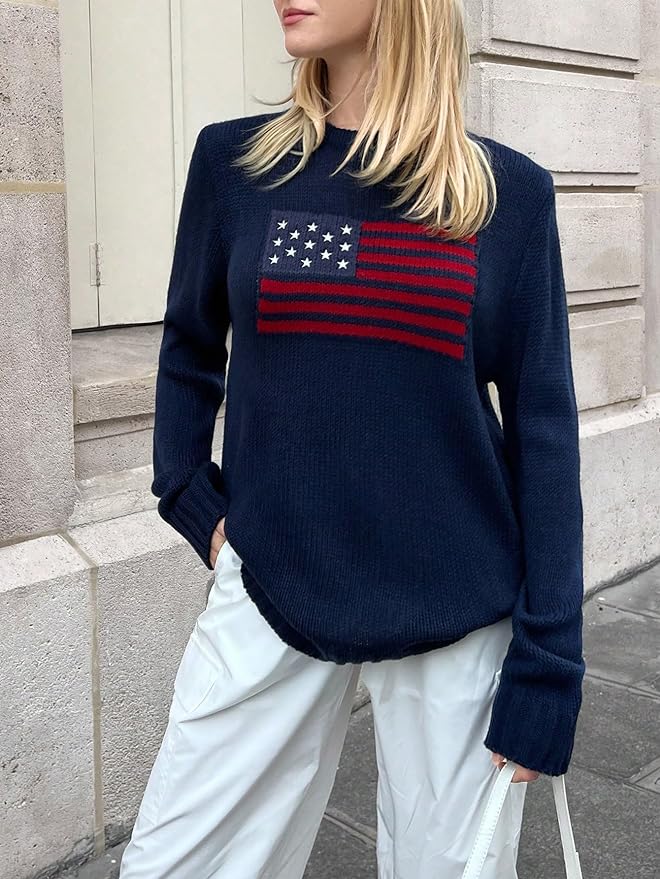 American flag sweater