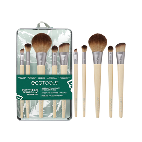 EcoTools Start The Day Beautifully 6-Piece Makeup Brush Set