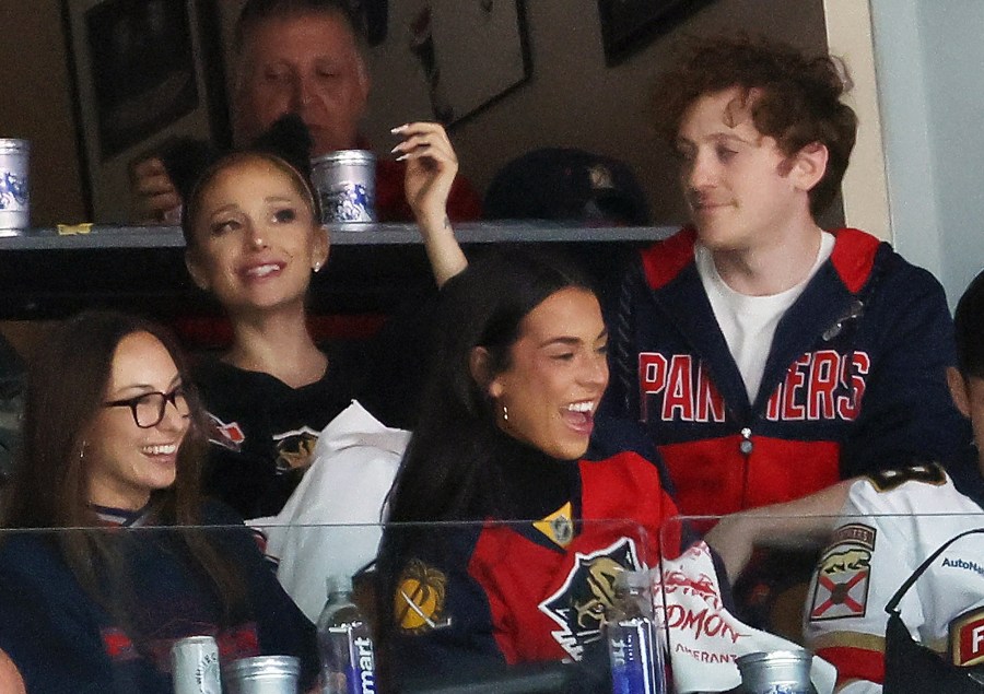 Ariana Grande and Boyfriend Ethan Slater Make Rare Public Appearance at Stanley Cup Final