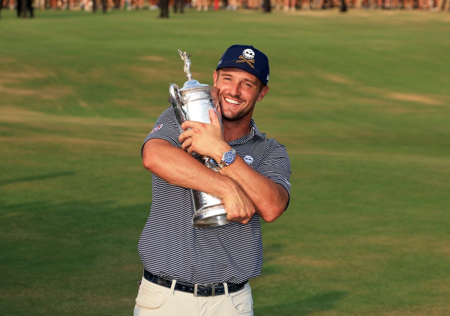 Bryson DeChambeau Seen Carrying U S Open Trophy in Downtown Nashville