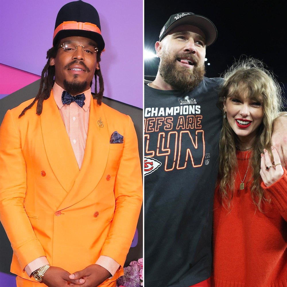 Cam Newton Says You Can't Be Mad Over Taylor Swift Attending Travis Kelce NFL Games
