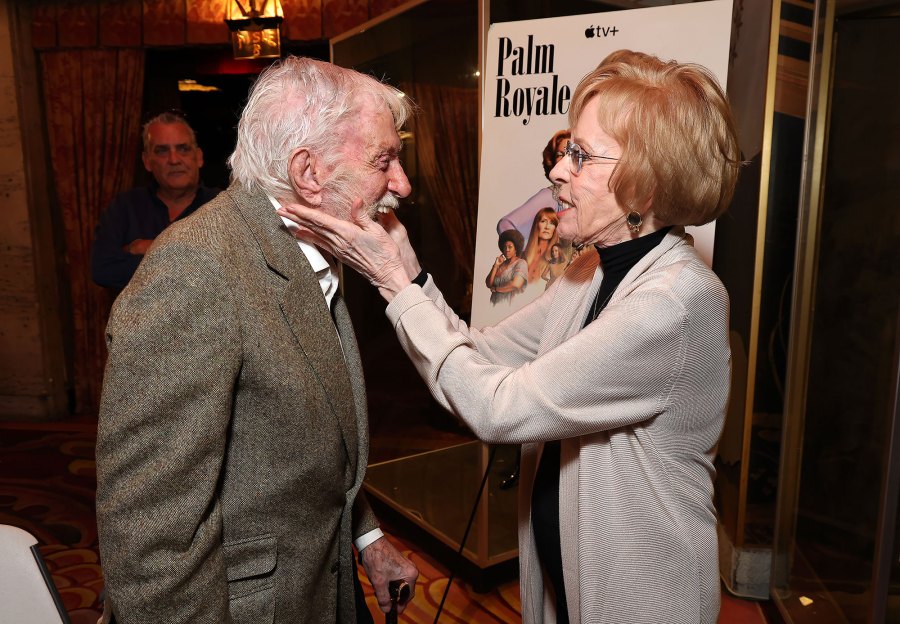 Carol Burnett Grabs Dick Van Dyke Face During Sweet Reunion 2