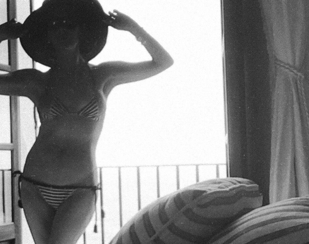 Catherine Zeta Jones 54 Shows Off Her Summer Body in Sexy Black Swimsuit Caught Me Posing 939