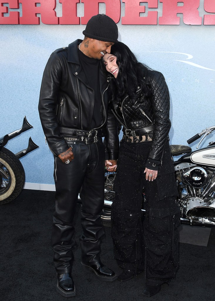 Cher and Boyfriend AE Edwards Get Cozy at ‘The Bikeriders’ Premiere