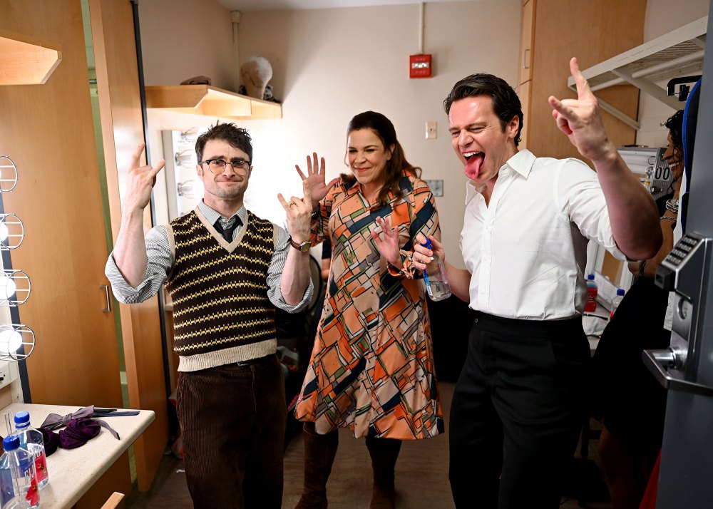 Daniel Radcliffe Lindsay Mendez and Jonathan Groff What You Didn't See on TV at the 2024 Tony Awards