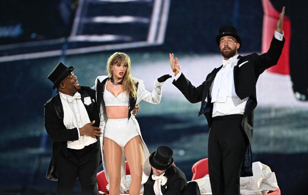 Donna Kelce Shares Clip of Travis Kelce Carrying Taylor Swift at ‘Eras Tour’