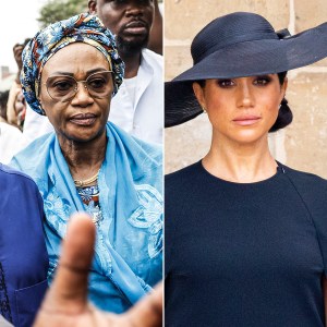 First Lady of Nigeria Oluremi Tinubu Denies Claims She Dissed Meghan Markle's 'Dressing' During Tour