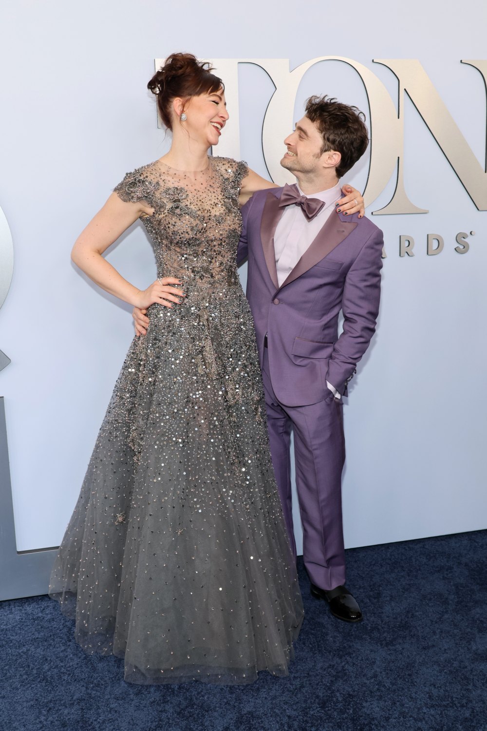 NEW YORK, NEW YORK – JUNE 16: (L-R) Erin Darke and Daniel Radcliffe attend the 77th Annual Tony Awards at the David H. Koch Theater at Lincoln Center on June 16, 2024 in New York City. (Photo: Dia Dipasupil/Getty Images)
