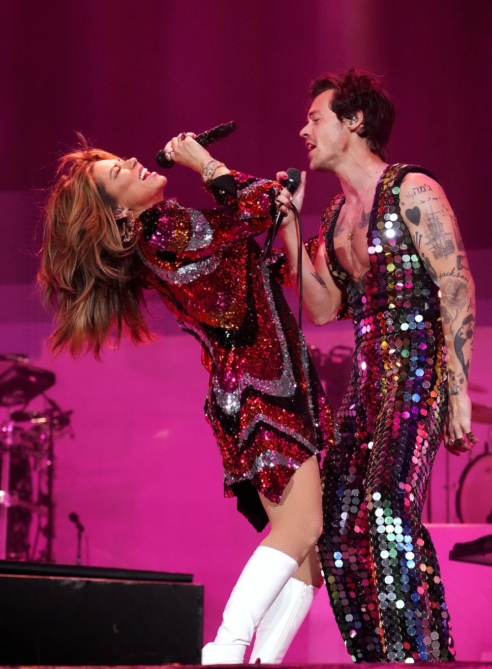 GettyImages-1391828641 Shania Twain and Harry Styles