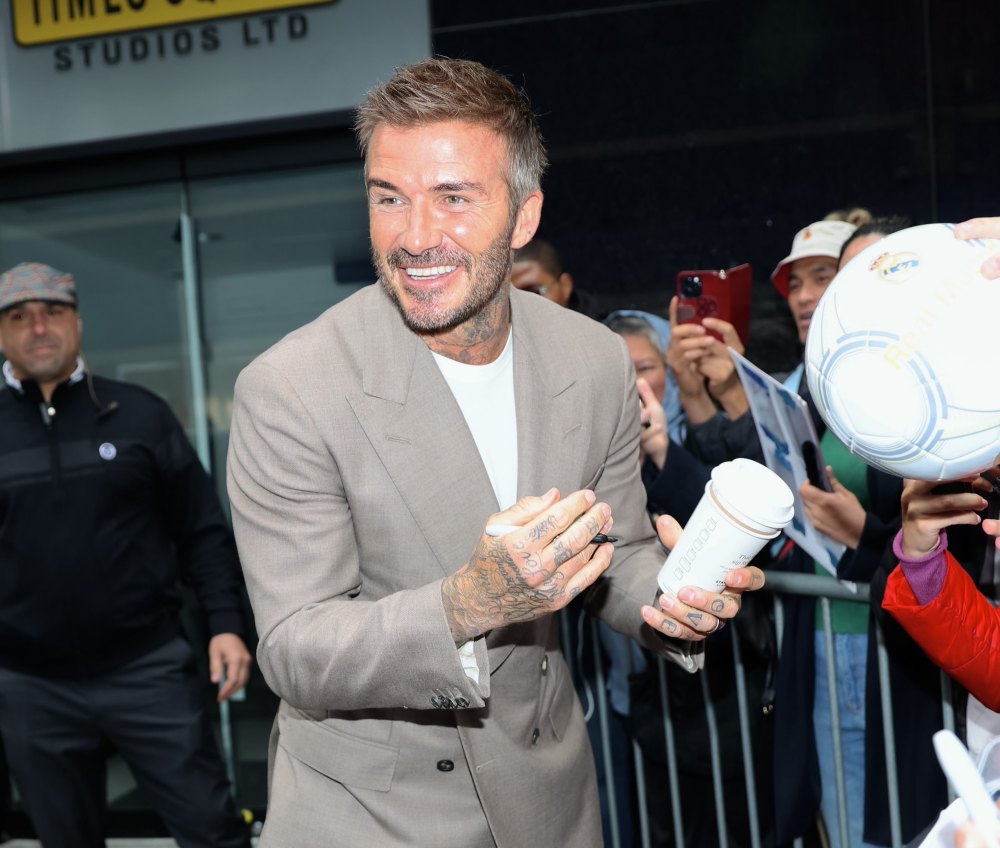 David Beckham Wants You to Know He Worked Out This Weekend