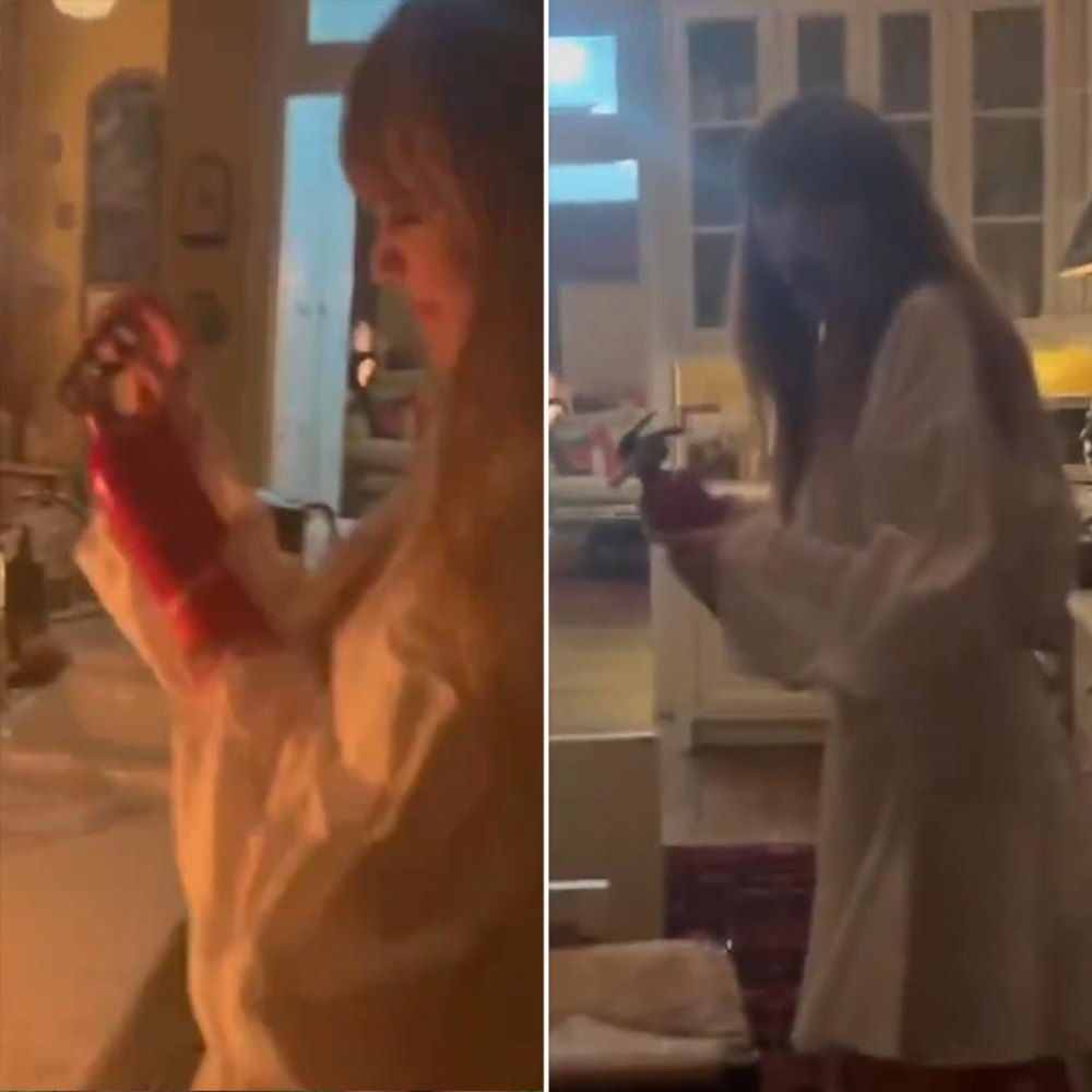 Gracie Abrams Posts Video of Taylor Swift Extinguishing a Fire in Her Apartment 843