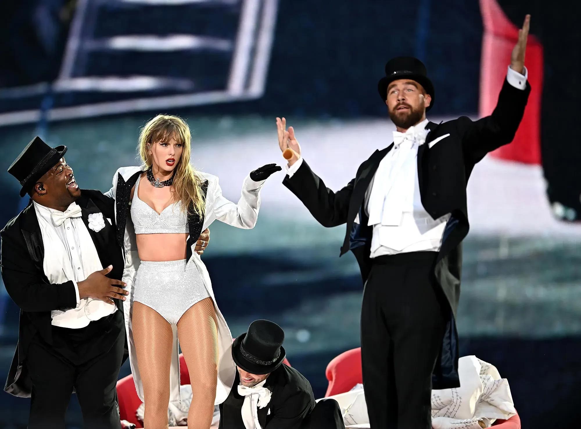 Watch the Moment Taylor Swift Spots Travis Kelce in the Crowd in Dublin