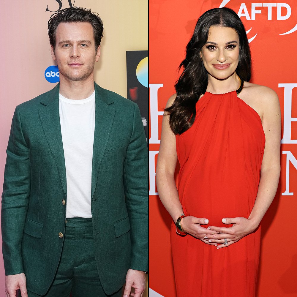 Jonathan Groff Is 'Excited' for Pregnant Lea Michele to Have Baby No. 2: 'She's an Amazing Mom'