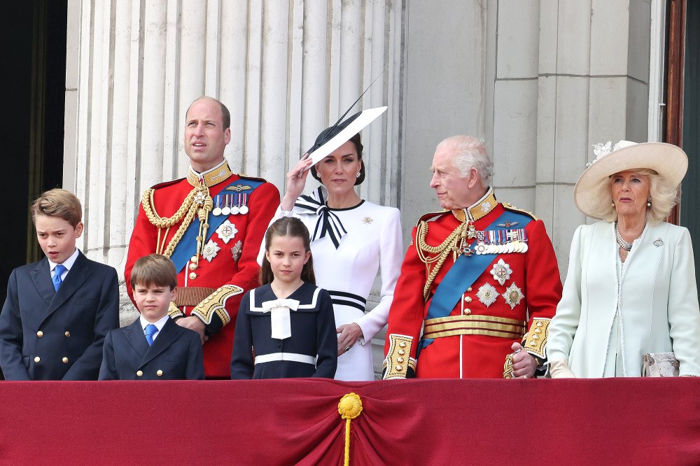 Kate Middleton Whispered to King Charles Throughout Trooping the Colour Balcony Appearance