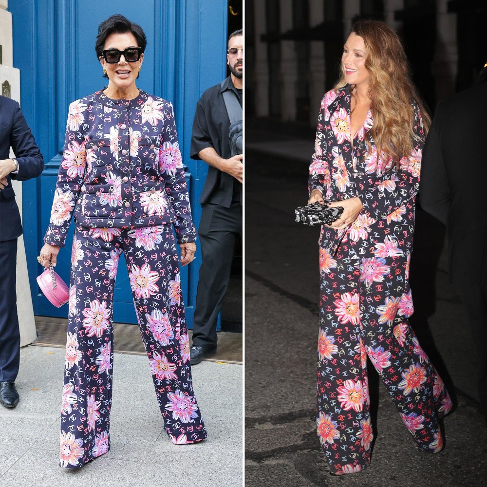 Kris Jenner Rocks the Exact Chanel Floral Suit Blake Lively Just Wore 604