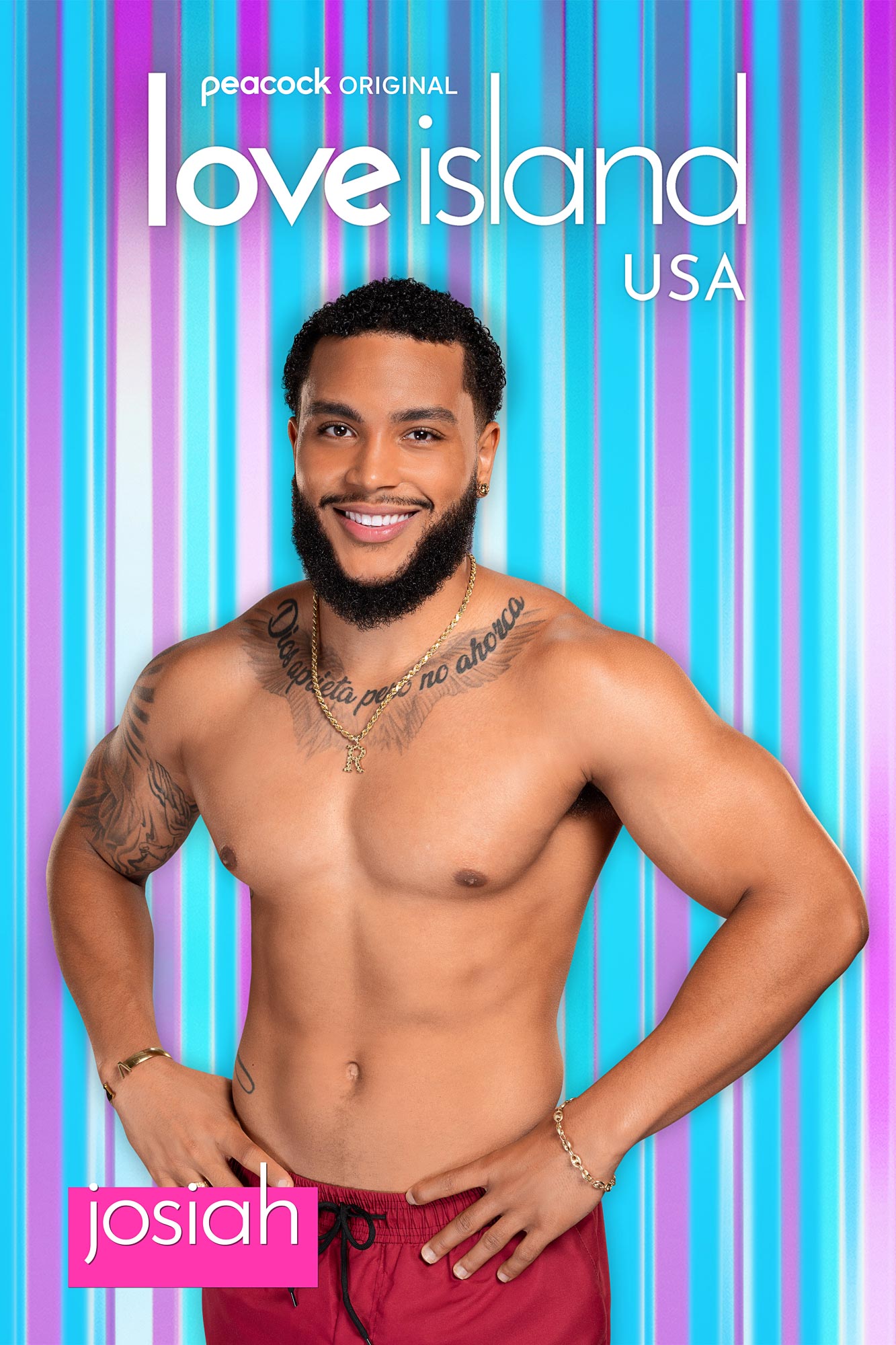 Meet the New Love Island USA Season 6 Bombshells Coming to Casa Amor LoveIsland_S6_JOSIAH_CharacterPortrait_4000x6000_Text 130