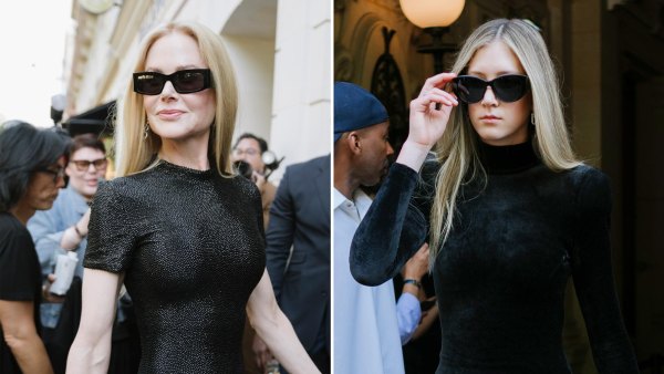 Nicole Kidman and Daughter Sunday Rose Attend Balenciaga Paris Couture Show in Matching Looks 973