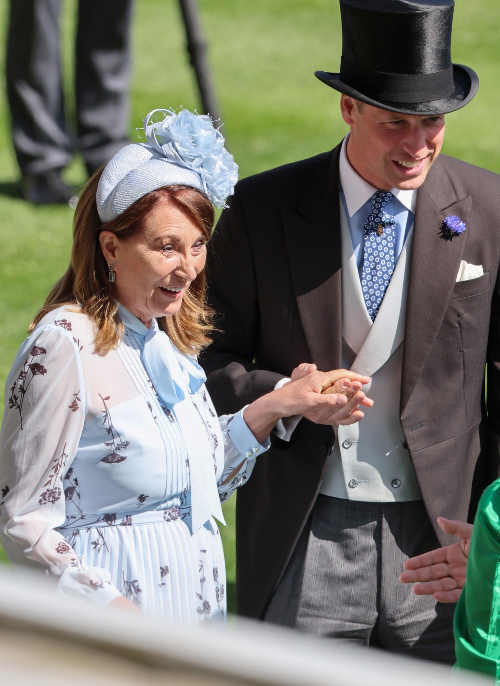 Prince William Saves Mother-In-Law Carole Middleton From Wardrobe Mishap