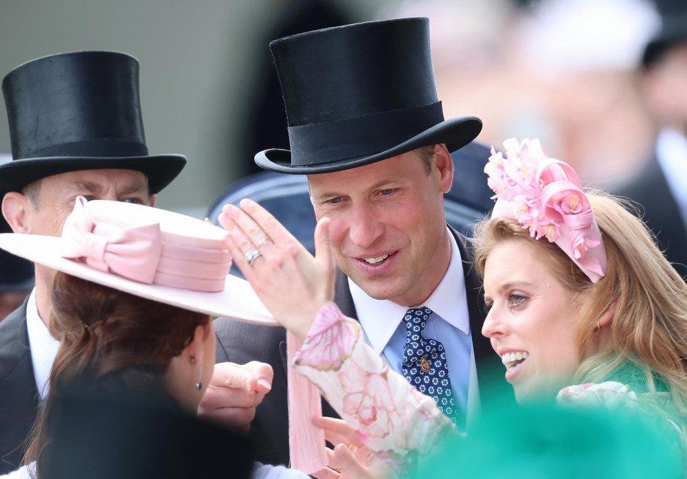 Princesses Eugenie and Beatrice Subtly Coordinate in Muted Colors at Royal Ascot Prince William
