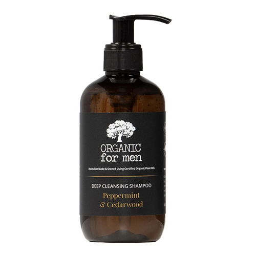 Organic for Men Deep Cleansing Shampoo Peppermint & Cedarwood