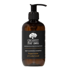 Organic for Men Deep Cleansing Shampoo Peppermint & Cedarwood