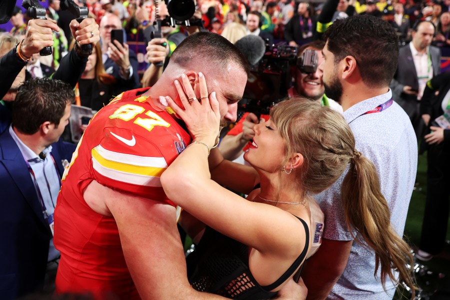 Travis Kelce High-Fives Young Chiefs Fan Wearing 'Taylor's Boyfriend' T-Shirt in Adorable Video