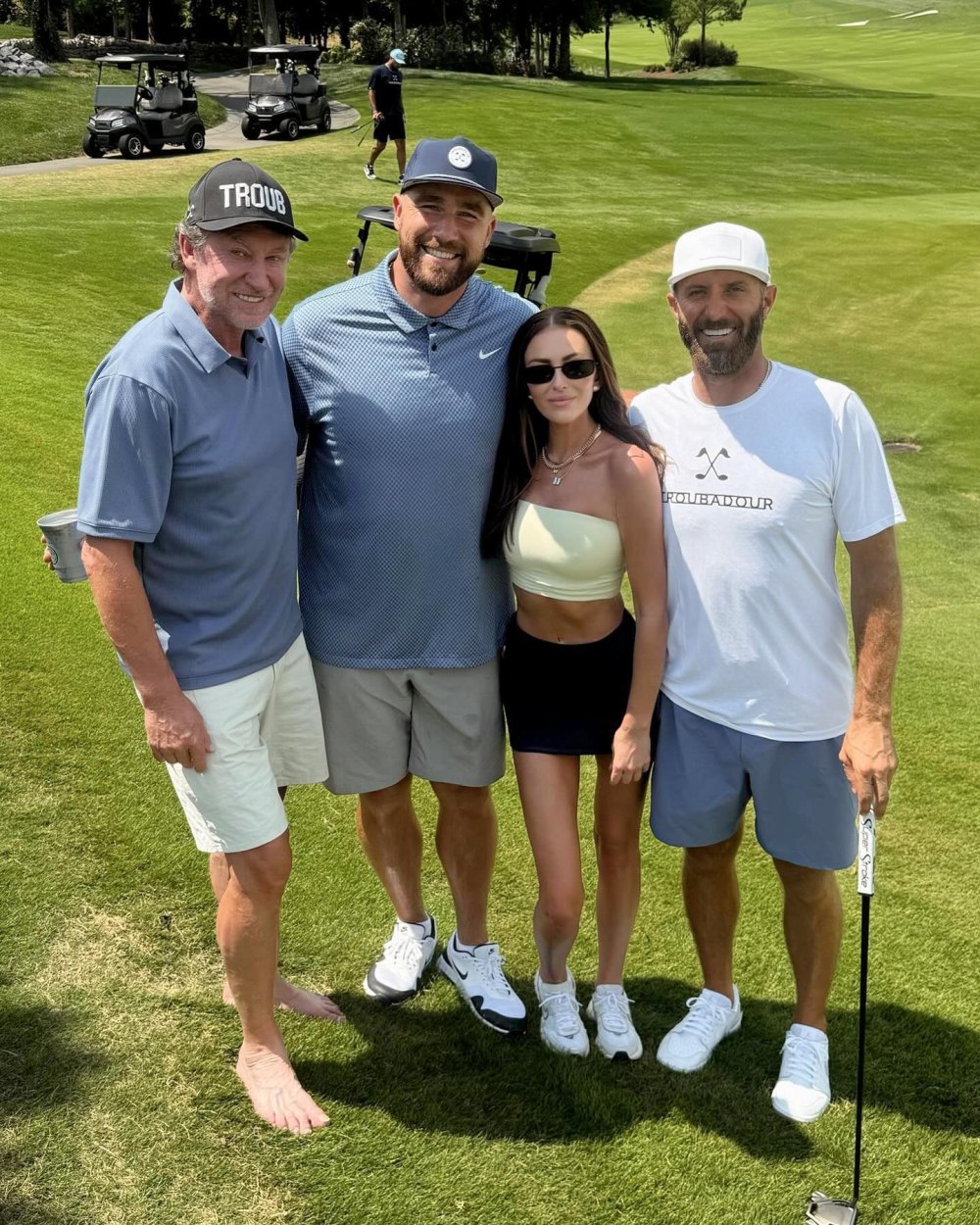 Wayne Gretzky Goes Barefoot on the Golf Course While Playing a Round With Travis Kelce